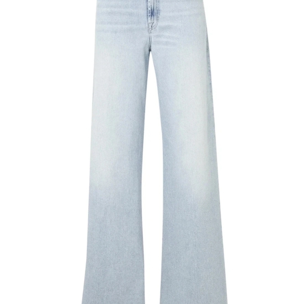 7 For All Mankind Light Blue Wide-Leg Jeans